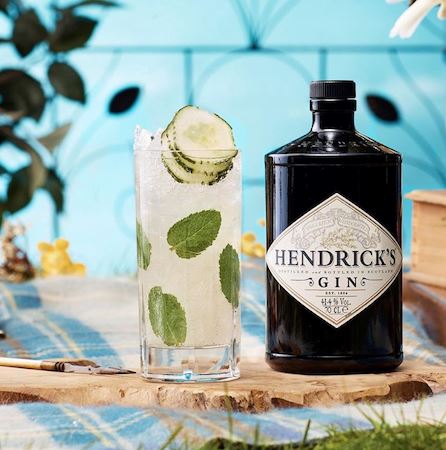 Gin cocktail med Hendricks