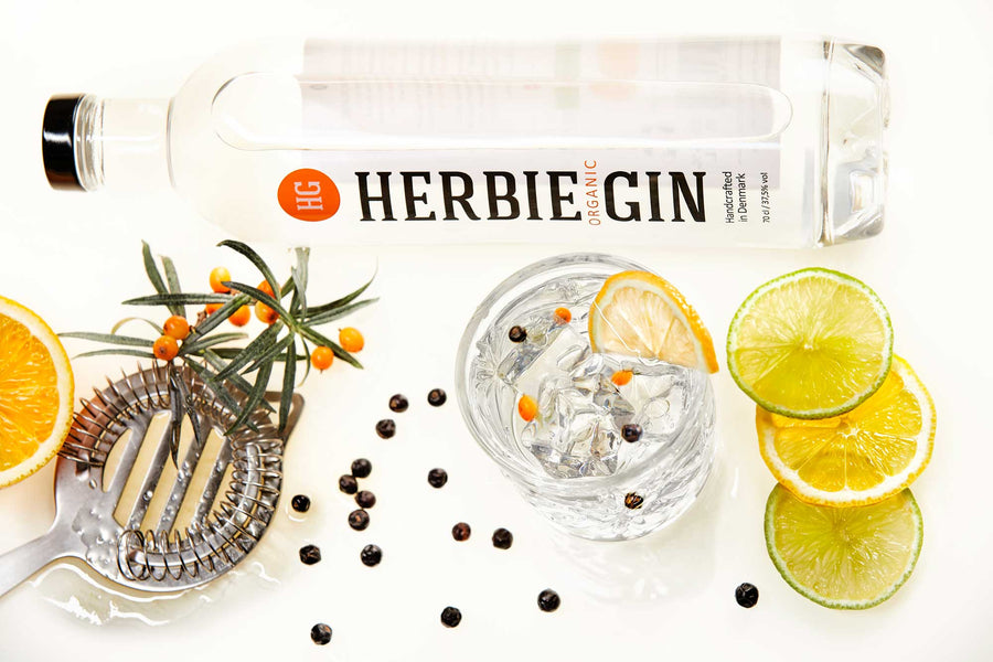 Herbie Gin Organic, 5 cl.