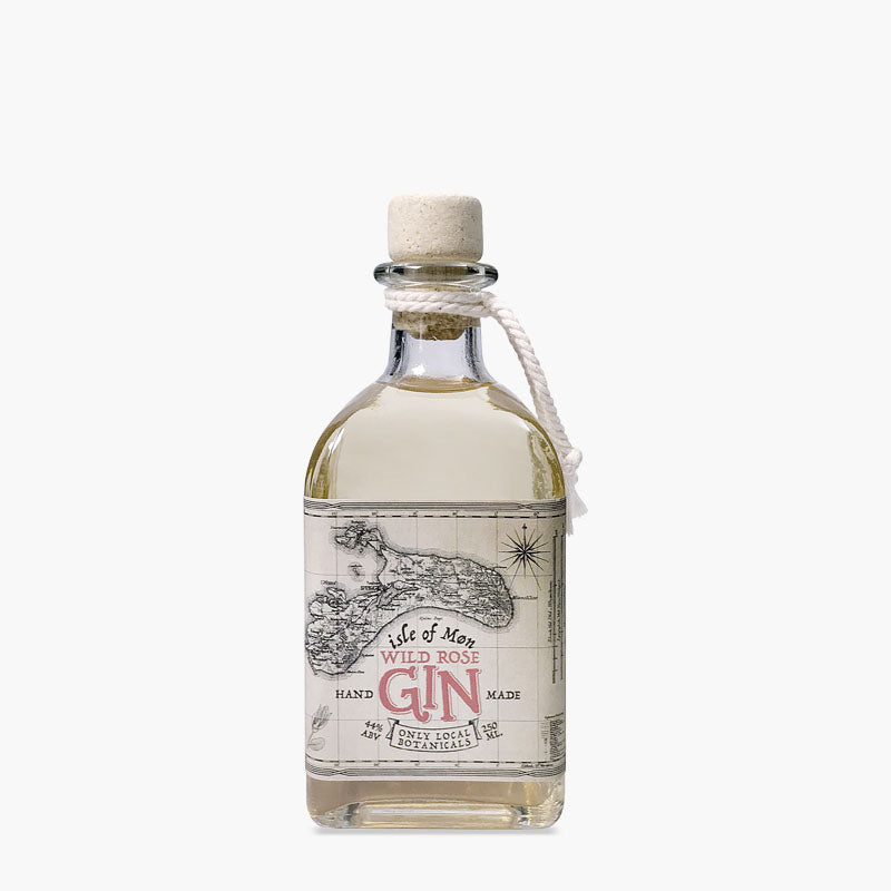 Isle of Møn Wild Rose Gin i en 250ml flaske
